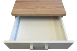 Unterschrank Samoa weiß Eiche Nachbildung B/H/T: ca. 80x85x60 cm
