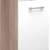 Unterschrank Samoa weiß Eiche Nachbildung B/H/T: ca. 30x85x60 cm