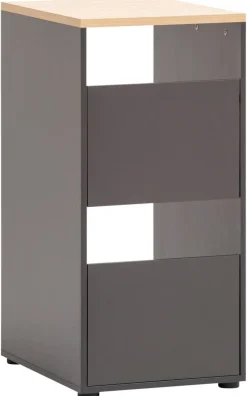 Unterschrank Solea anthrazit Eiche hell Nachbildung B/H/T: ca. 45,1x95,8x60 cm
