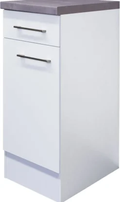 Unterschrank Vita weiß matt B/H/T: ca. 30x86x60 cm