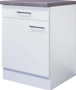 Unterschrank Vita weiß matt B/H/T: ca. 60x86x60 cm