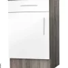 Unterschrank weiß Hochglanz B/H/T: ca. 60x82x57 cm