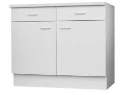 Unterschrank weiß matt B/H/T: ca. 100x85x50 cm