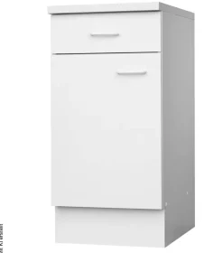 Unterschrank weiß matt B/H/T: ca. 40x85x60 cm