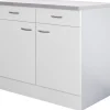 Unterschrank Wito weiß B/H/T: ca. 100x85x60 cm