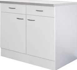 Unterschrank Wito weiß B/H/T: ca. 100x85x60 cm