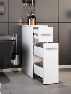 Unterschrank Zalo weiß B/H/T: ca. 20x61x45 cm
