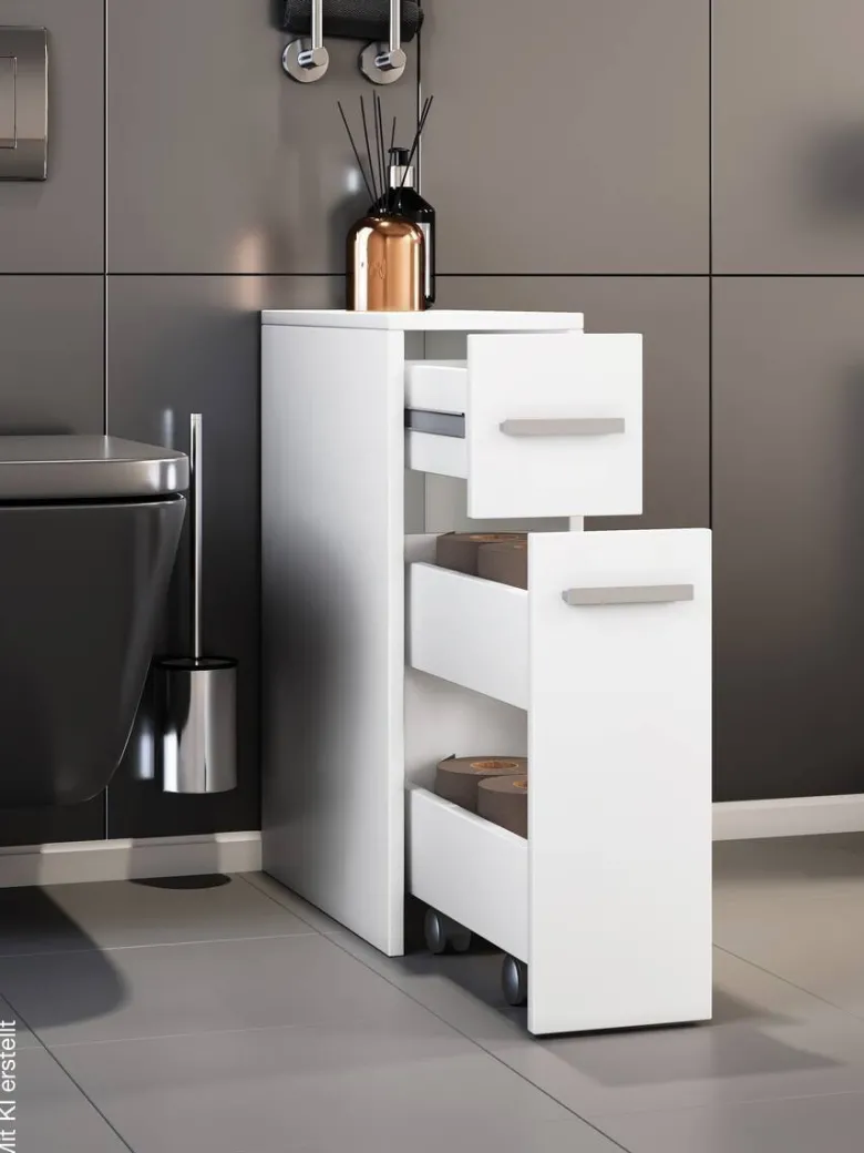 Unterschrank Zalo weiß B/H/T: ca. 20x61x45 cm