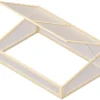 UPYARD Frühbeet ACCESSORIES natur Holz B/H/L: ca. 80x40x120 cm