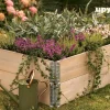 UPYARD Hochbeet INDUSTRIAL grau Holz B/L: ca. 80x120 cm