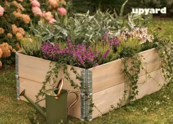 UPYARD Hochbeet INDUSTRIAL grau Holz B/L: ca. 80x120 cm