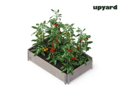 UPYARD Hochbeet INDUSTRIAL grau Holz B/L: ca. 80x120 cm