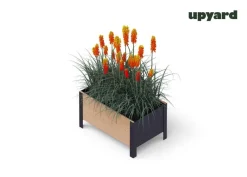 UPYARD Hochbeet MODERN braun Holz B/H/L: ca. 36x32x58 cm