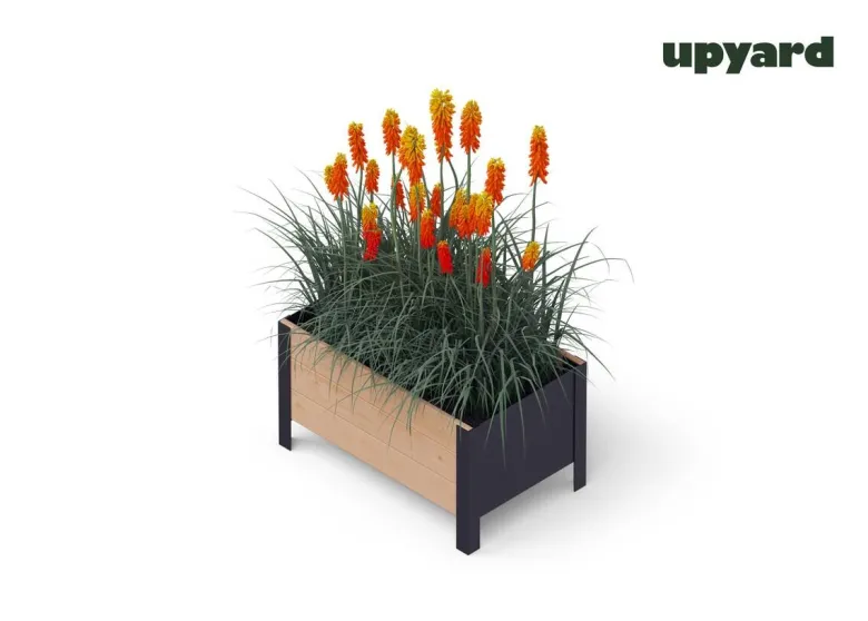 UPYARD Hochbeet MODERN braun Holz B/H/L: ca. 36x32x58 cm
