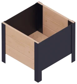 UPYARD Hochbeet MODERN braun Holz B/H/L: ca. 36x32x36 cm