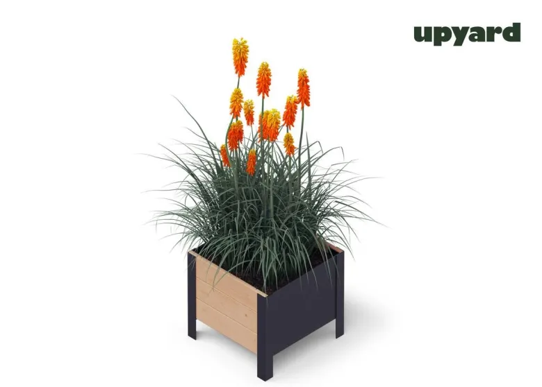 UPYARD Hochbeet MODERN braun Holz B/H/L: ca. 36x32x36 cm