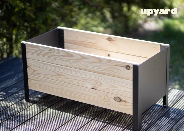 UPYARD Hochbeet MODERN natur Holz B/H/L: ca. 36x32x78 cm