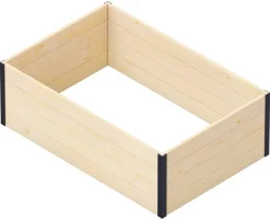 UPYARD Hochbeet MODERN natur Holz B/H/L: ca. 80x40x120 cm