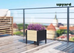 UPYARD Hochbeet MODERN natur Holz B/H/L: ca. 36x32x36 cm