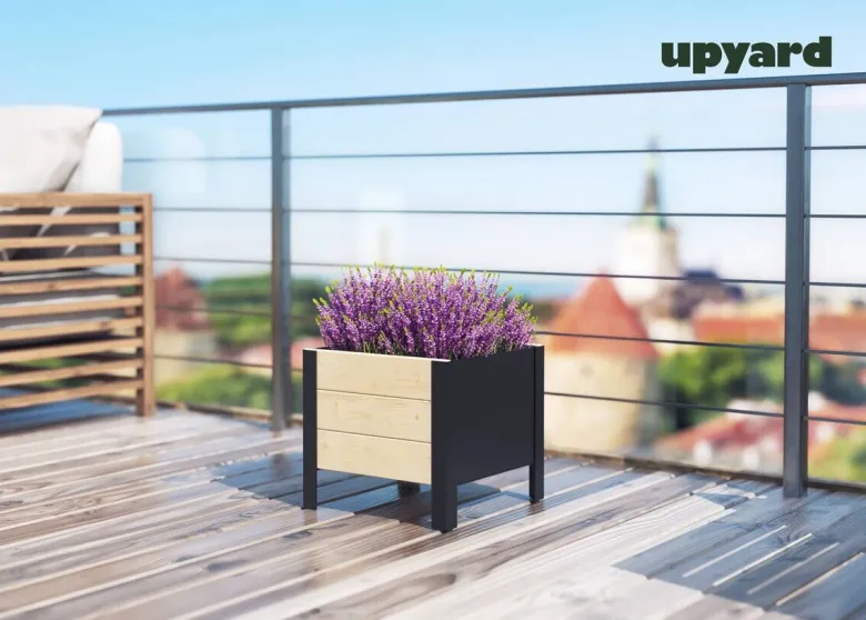UPYARD Hochbeet MODERN natur Holz B/H/L: ca. 36x32x36 cm
