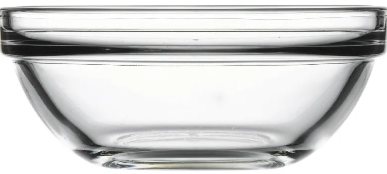 van Well Schale transparent Glas