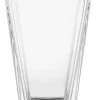 Vase klar Glas B/H/L: ca. 11x17x11 cm
