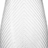 Vase klar Glas B/H/L: ca. 17x40x17 cm