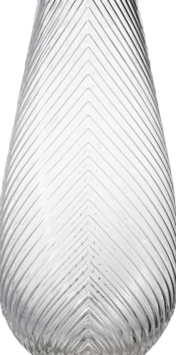 Vase klar Glas B/H/L: ca. 17x40x17 cm