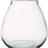 Vase klar Glas B/H/L: ca. 24,5x24,5x28 cm