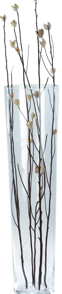 Vase klar Glas B/H/L: ca. 19x70x19 cm