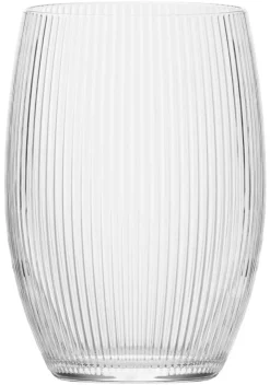 Vase klar Glas H/D: ca. 20x14 cm