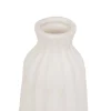 Vase weiß Keramik H: ca. 30 cm
