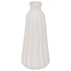 Vase weiß Keramik H: ca. 30 cm