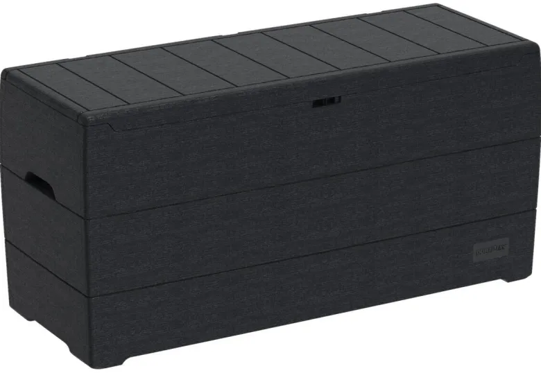 VCM Aufbewahrungsbox Durabox grau Kunststoff B/H/L: ca. 117x56x45 cm