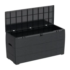 VCM Aufbewahrungsbox Durabox grau Kunststoff B/H/L: ca. 117x56x45 cm
