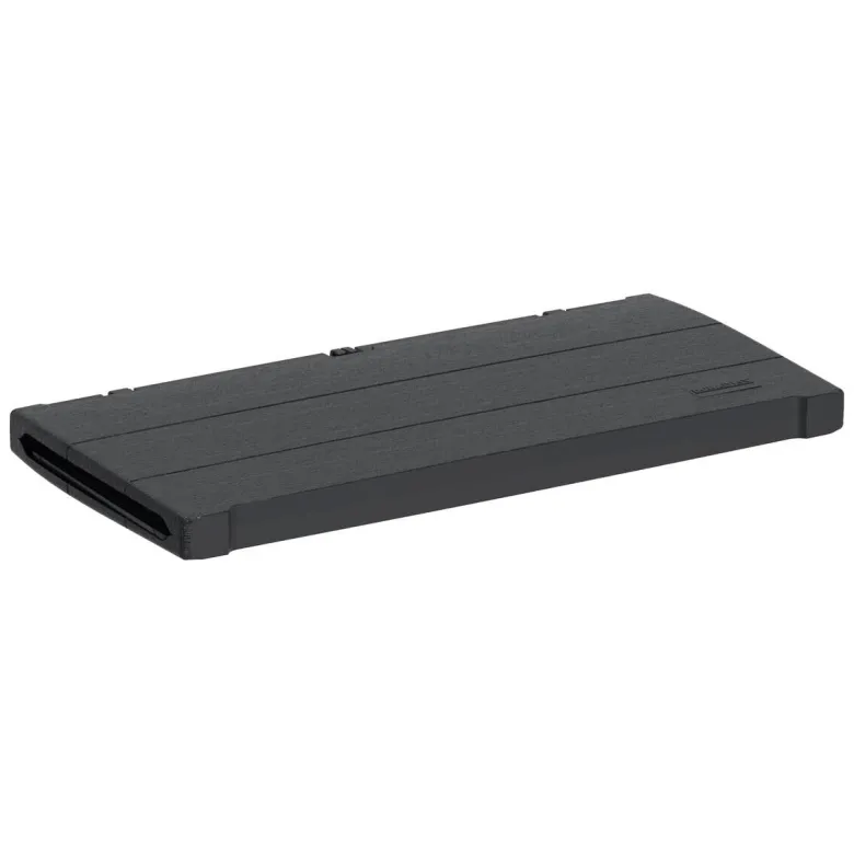 VCM Aufbewahrungsbox Durabox grau Kunststoff B/H/L: ca. 117x56x45 cm
