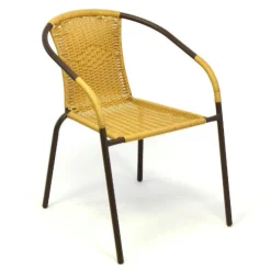 VCM Balkon-Set beige Polyrattan B/H/T: ca. 53x73x60 cm