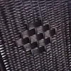VCM Balkon-Set braun Polyrattan B/H: ca. 53x73 cm