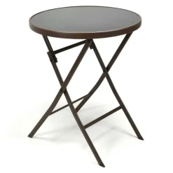 VCM Balkon-Set braun Polyrattan B/H: ca. 53x73 cm
