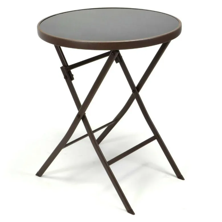 VCM Balkon-Set braun Polyrattan B/H: ca. 53x73 cm