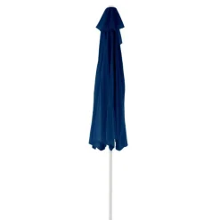 VCM Balkon-Sonnenschirm blau Polyester-Mischgewebe B/H/T: ca. 270x235x140 cm