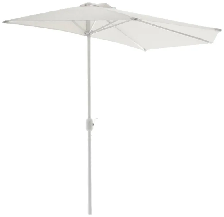 VCM Balkon-Sonnenschirm weiß Polyester-Mischgewebe B/H/T: ca. 270x235x140 cm