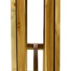VCM Balkontisch braun Teakholz B/H/L: ca. 65x75x25 cm