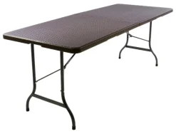 VCM Bierzeltgarnitur braun Metall L: ca. 180 cm