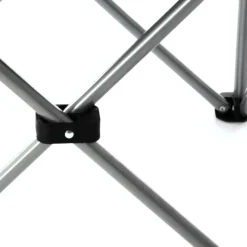 VCM Campingstuhl-Set schwarz Stahl B/H/T: ca. 47x90x47 cm