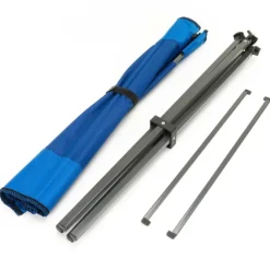 VCM Campingtisch blau Polyester-Mischgewebe B/H/L: ca. 50x50x80 cm