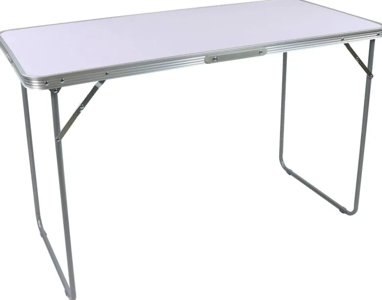 VCM Campingtisch Galdas weiß Metall B/H/T: ca. 110x70x53 cm