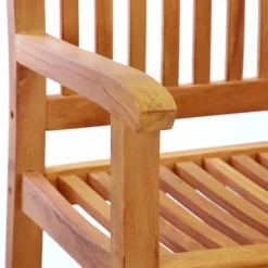 VCM Gartenbank braun Teakholz B/H/L: ca. 60x90x180 cm