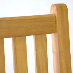 VCM Gartenbank braun Teakholz B/H/T: ca. 150x90x60 cm