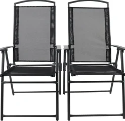 VCM Gartensitzgruppe anthrazit Aluminium B/H/T: ca. 80x76x80 cm